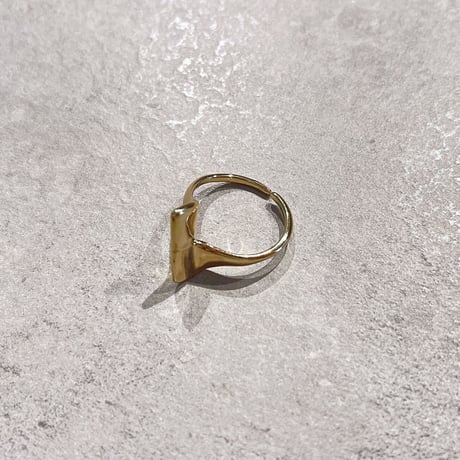 Symmetry center line ring（Gold） / 2210-RG0225