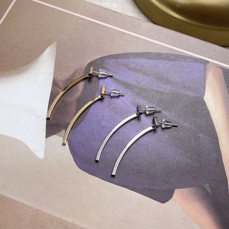 Curve bar Pierce（Silver） /  2205_PR0476