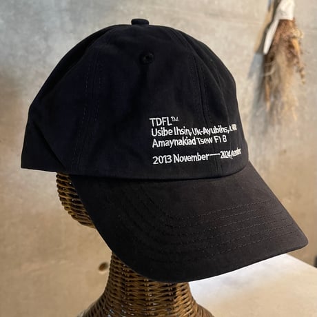 KF251114AST(S) / Text Embroidery Cap（Black）