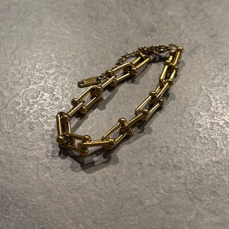 2510BR0096 / Utype chain Bracelet（Gold）