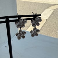2603PR0840 / Flower connect pierce（Silver）