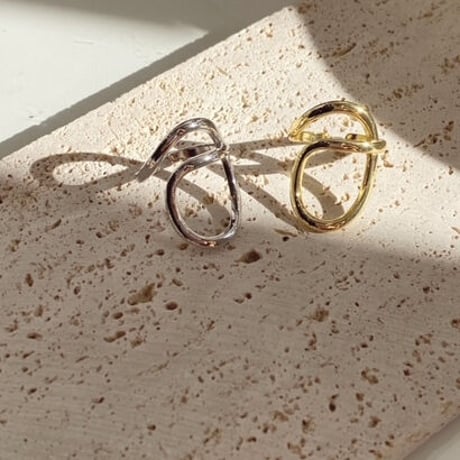 Round curve  design Ring （Gold）   /  2201_RG0159
