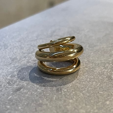 2601EC032 / Triple line volume Earcuff（Gold）
