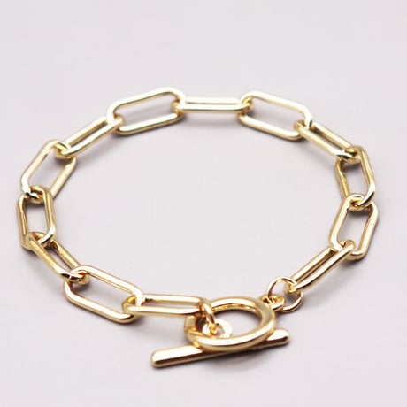 Oval Chain Mantel Bracelet（Gold）/ 2109_BR111