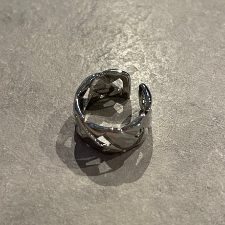 2406RG0491 /  Cross design ring（Silver）