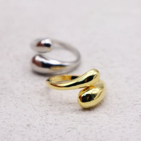 2402RG0392 / Cross drop ring （S / Silver）