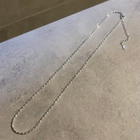 2510NC0361 / Oval chain Necklace（Silver/40cm）