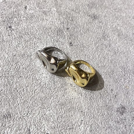 2602RG0742 / Opening asymmetry craft ring （Gold）