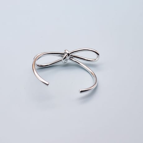 23SSBR004 / Metal Creative Bowknot Bangle（Silver）