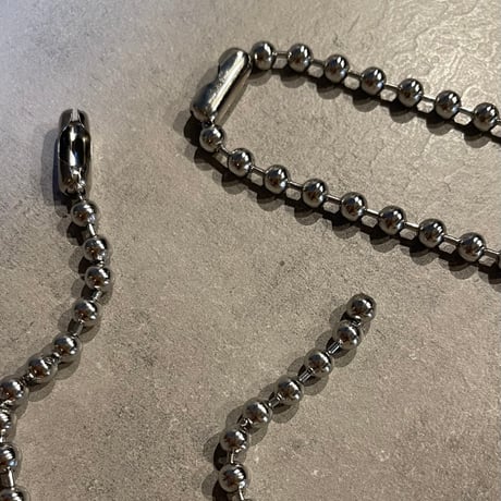 2411NC0263 / Ball chain necklace （Silver 6mm/50cm,60cm）