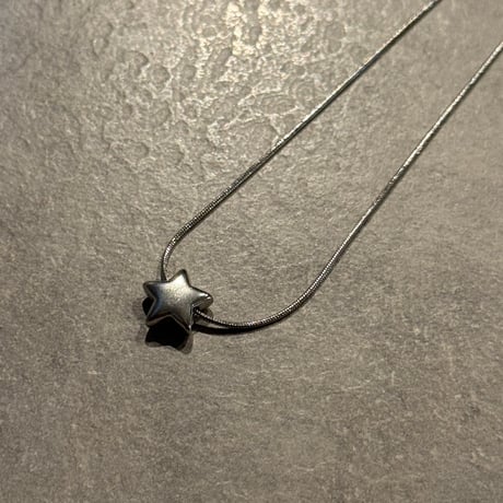 2503NC0331／ Star charm  necklace（Silver)