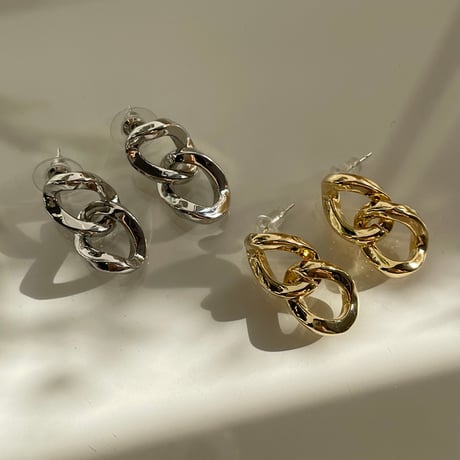 2401PR0635 / Twist chain design Pierce（Gold）
