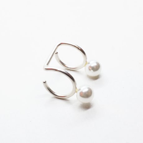 Medium metal Ear Cuff （SILVER） / EC-019