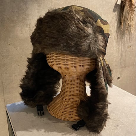 2510KC130103(S) / 2way flight fur cap（Camouflage）