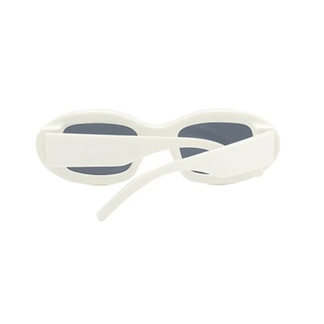 【 Legit Eyewear 】Sunglasses Yūryaku (White/Grey)