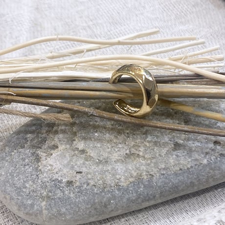 Rhombus cut design Small Earcuff （Gold） / EC085