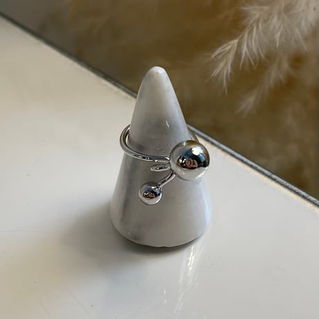 2407RG0496 / Cross design ball ring（Silver）