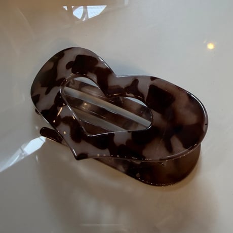 2605HA0088(S)/ Heart shape Hair Clip（Marble）