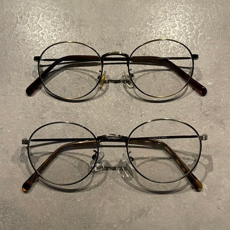 SE26SG_CA014（S） / Metal Round Frame Sunglasses (Silver/Clear)