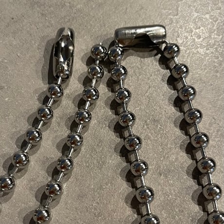 2411NC0264 / Ball chain necklace （Silver 8mm/50cm,60cm）