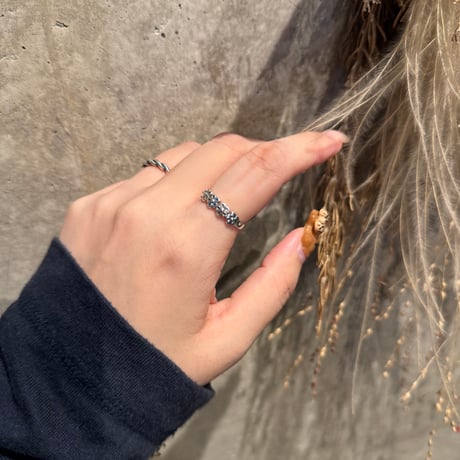 2508RG0672 / Mini Flower ring（Silver）