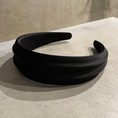 2503HA0058（S）/ Satin line headband（Black)