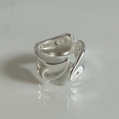 2604RG0774 / Connect wave design ring（Silver）