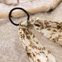 Simple ribbon Hair tie（flower）/ HA-092