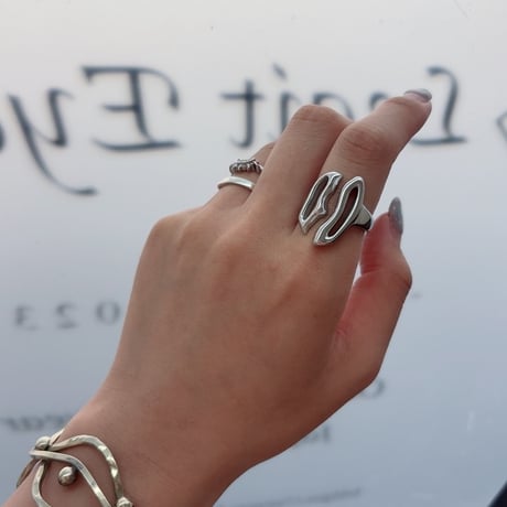 2606RG0809 / Asymmetry design ring（Silver）
