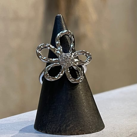 2505RG0621 / Stone Flower motif ring（Silver）