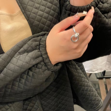 2404RG0451 / Circle chain ring（Silver）