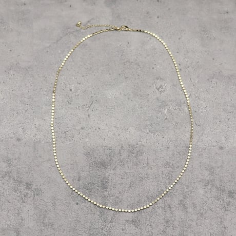 linking simple necklace（GOLD）/ NC-014