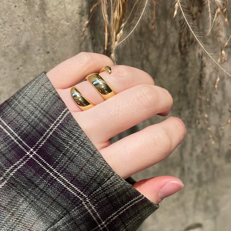 2405RG0465 / Twine around design ring（Gold）