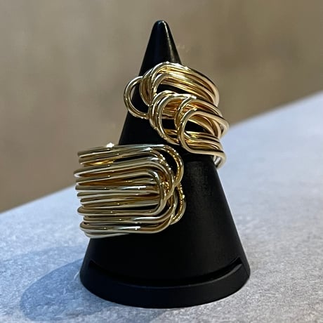 2510RG0683 / Hand Made Wire Ring（Gold）