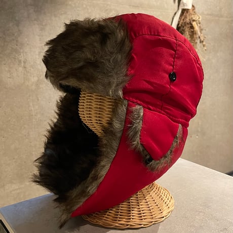 2510KC130103(S) / 2way flight fur cap（Red）