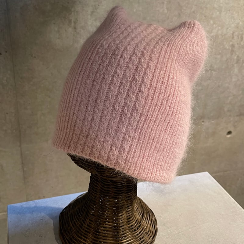 2512HW057(S) / Lame Knit Cap（Pink） | Calinouu O