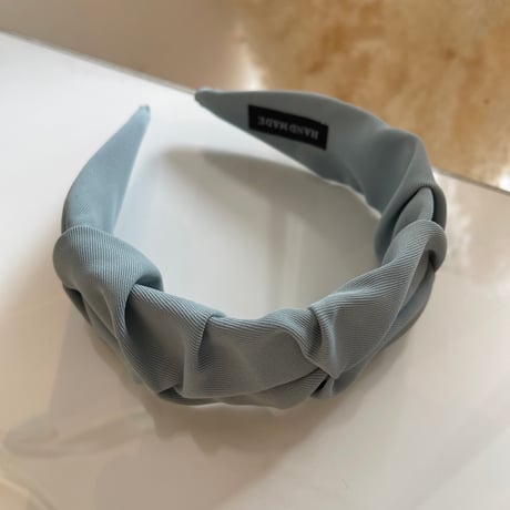 2401HA0040 / Gather color headband  (Light green)