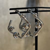 2507PR0795 / Ball hoop pierce（Silver）