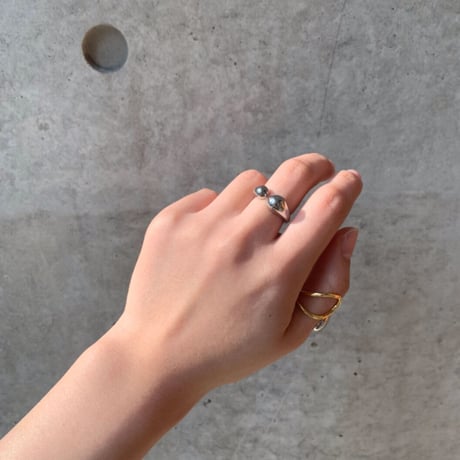 2402RG0393 / Dropfork ring（Silver）