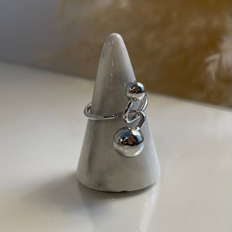 2407RG0496 / Cross design ball ring（Silver）