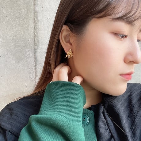 pearl design pierce（Gold）/ 2201_PR0430