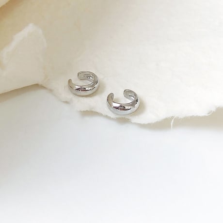 Small Ring Cartilage Ear Cuff （SILVER）  / EC-036
