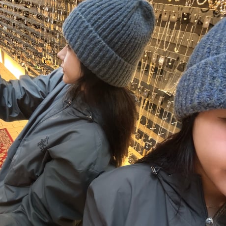 2509HW0105(S) / Mix Color Knit cap（Navy）