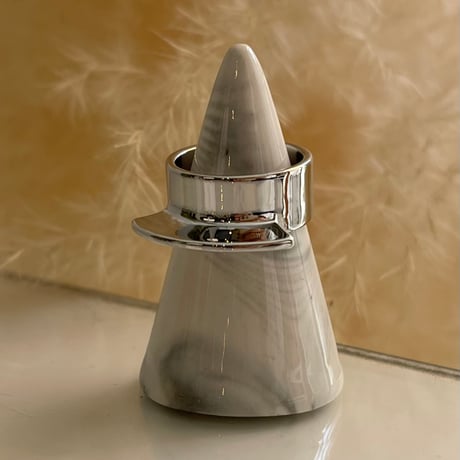 2403RG0414 / Fan shape design ring（Silver）