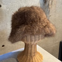 2510KC1022(S) / Mix Fur Hat（Beige/Brown）