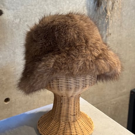 2510KC1022(S) / Mix Fur Hat（Beige/Brown）