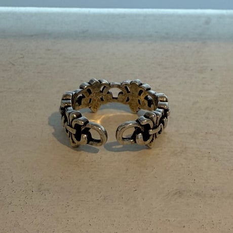 2606RG0802 / Vintage mini cross ring（Silver）