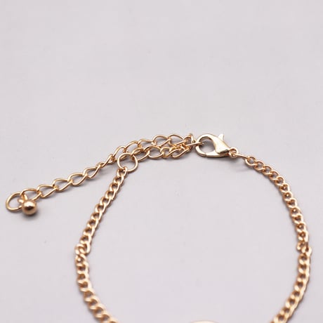 One Ring design Chain Bracelet（Gold）/ 2108_BR090