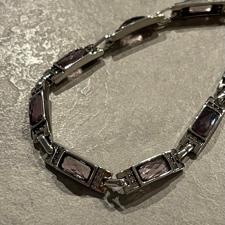 2510BR0104 / Square stone Bracelet（Silver）