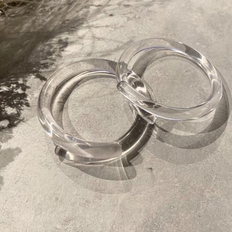 Transparent Acrylic Bangle（Clear）/ 2106-BR060